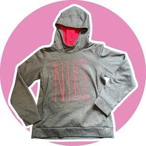 Nike // Hoodie // Grey & Pink Accents